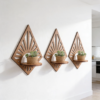 geometric wall shelf
